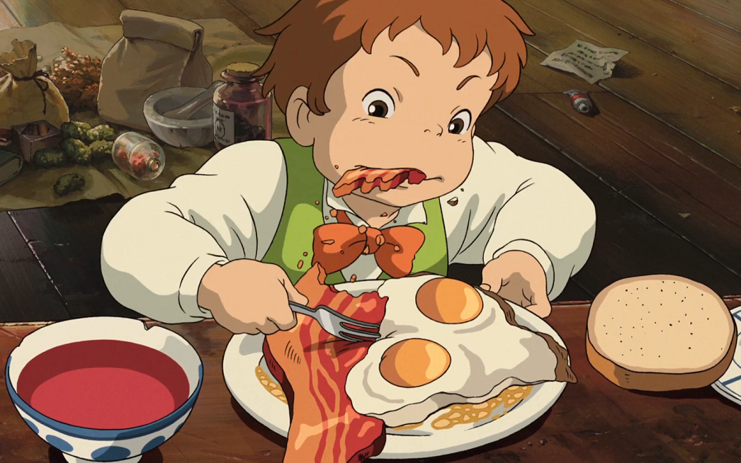 【宫崎骏】电影中让人胃口大开的美食合集(吸溜)