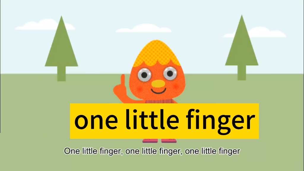 [图]【英文儿歌】one little finger