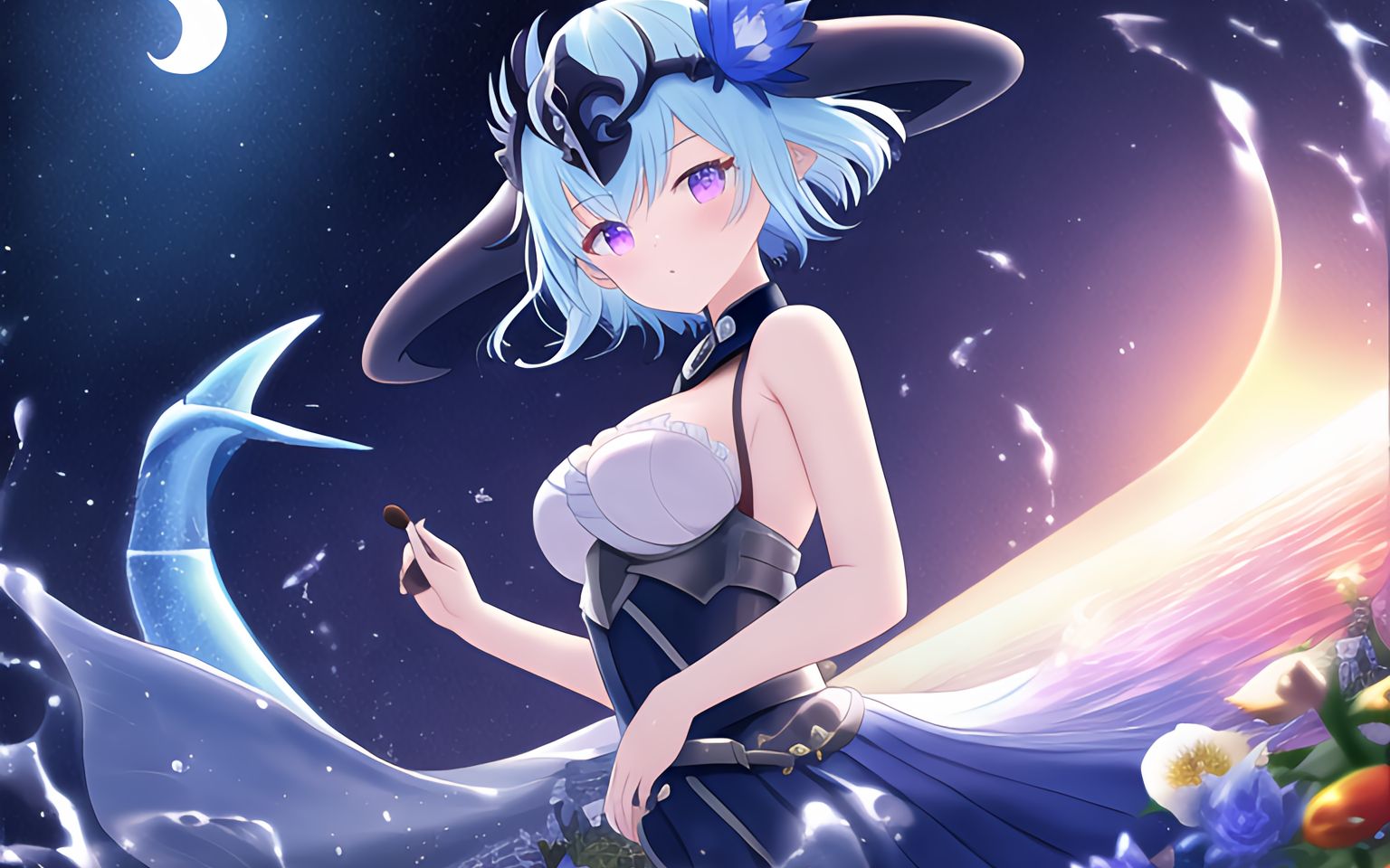 【ai绘画 】【影之诗】sd训练20000步的菲琳模型