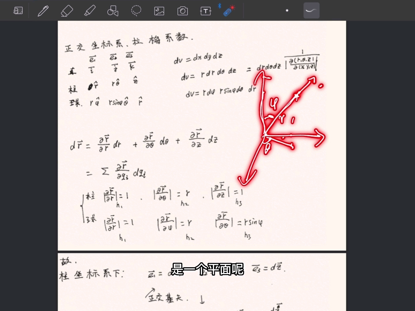 电动力学绪论(二),球柱坐标下的nabla算子哔哩哔哩bilibili