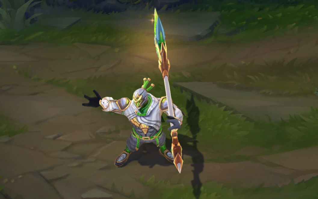 活动作品lol最新皮肤征服者至臻武器大师贾克斯特效预览