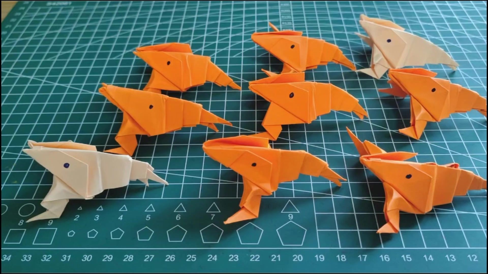 折纸——小龙虾