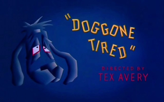 米高梅动画累成狗 Doggone Tired.1949.原版复刻标题卡哔哩哔哩bilibili