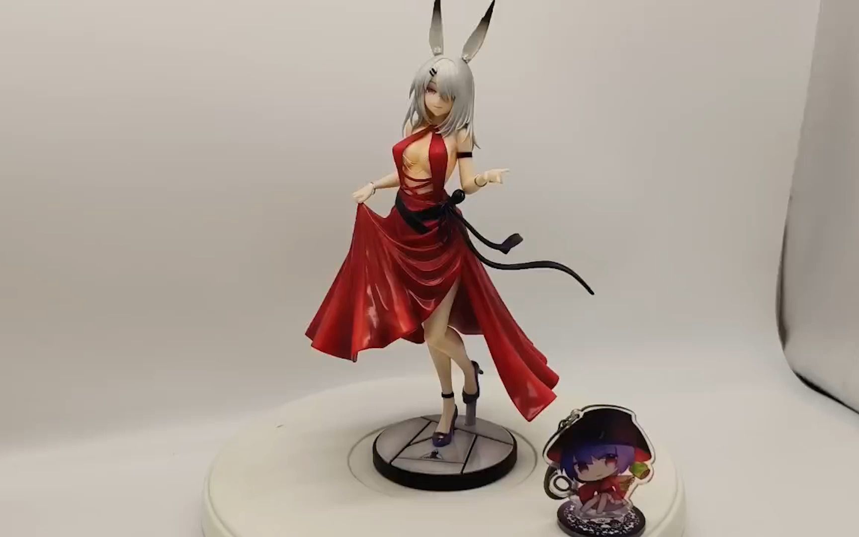 gk手办涂装霜星晚礼服明日方舟附一些制作过程图