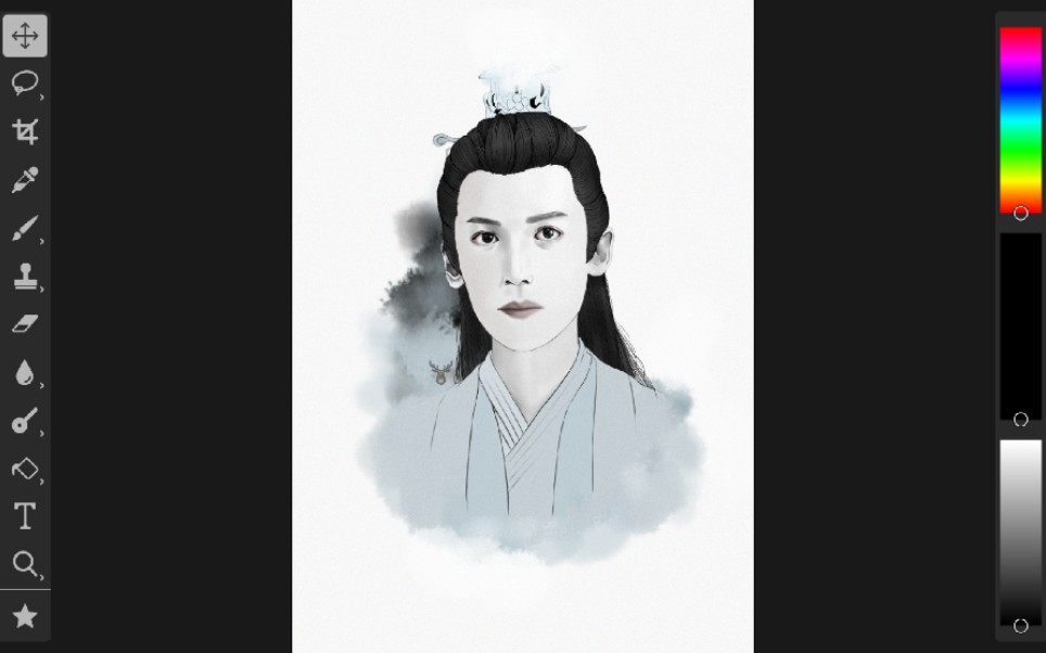 【ipad绘】artstudio pro罗云熙 润玉