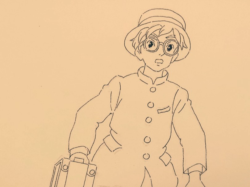 儿童简笔画《起风了》