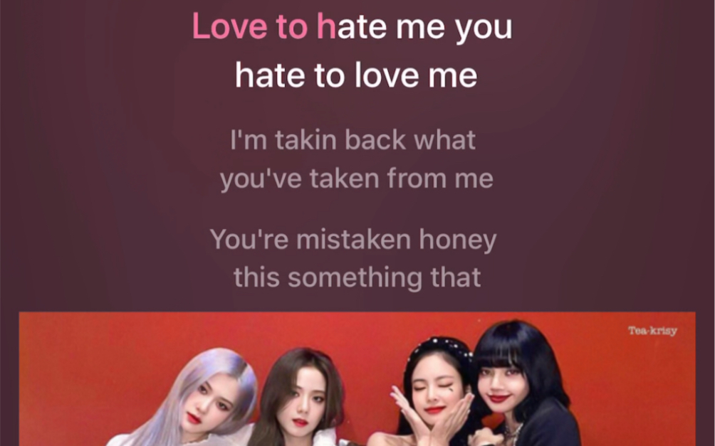 [图]【BLACKPINK】还原度高达99.99%的Rap？！一人成团超强仿四人唱腔唱Love To Hate Me！