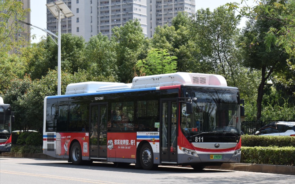 武汉公交新车首发811全程原声原速换新车迎新年