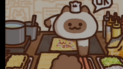 小猫芝士火鸡面的烤冷面(有点绕!