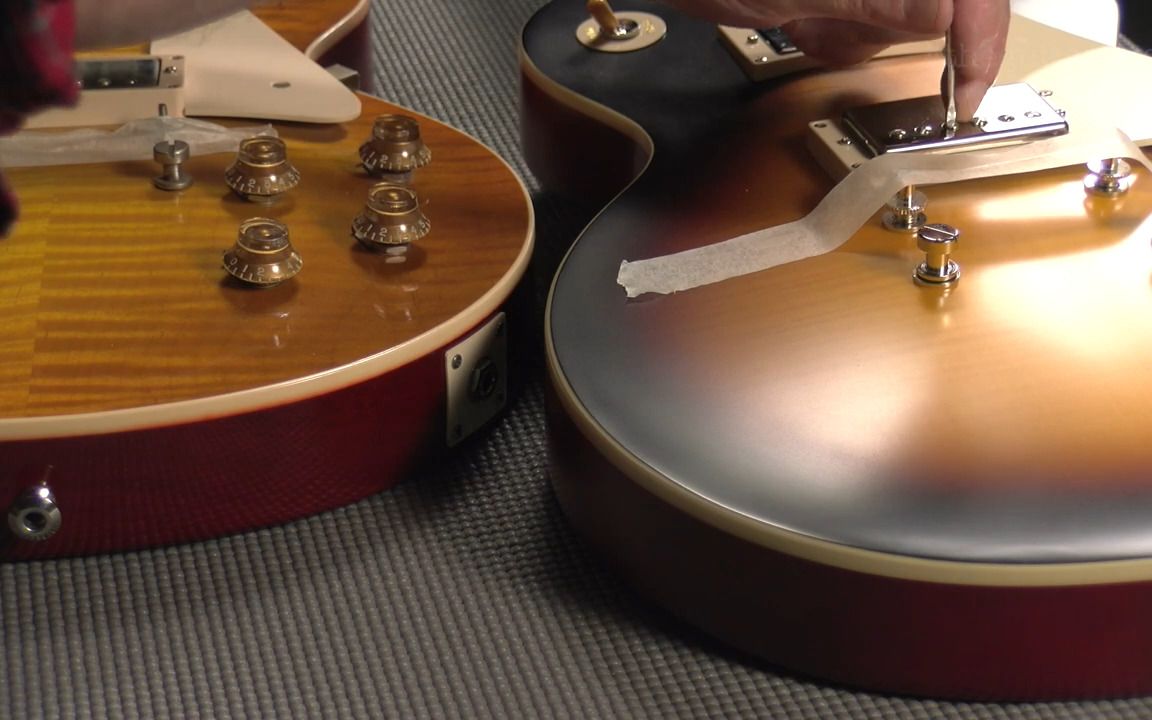 epiphone 1959 les paul vs gibson les paul standard historic r8