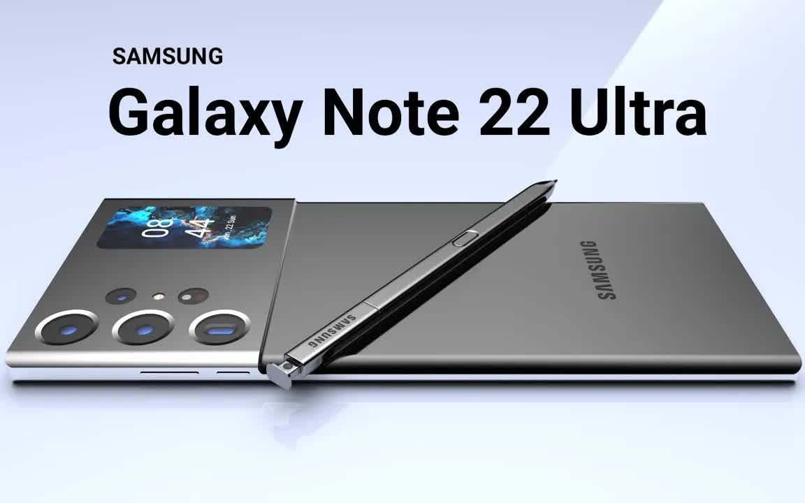 三星 galaxy note 22 ultra 概念机:两亿像素相机,副屏,带相机的手写