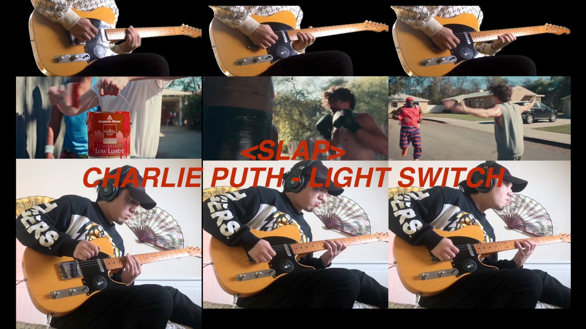 light switch电吉他slap cover