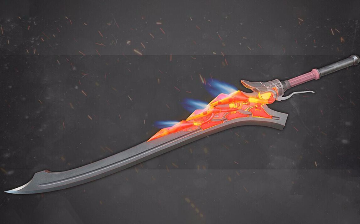 教你制作一把鬼泣5的绯红女皇武器 3d建模