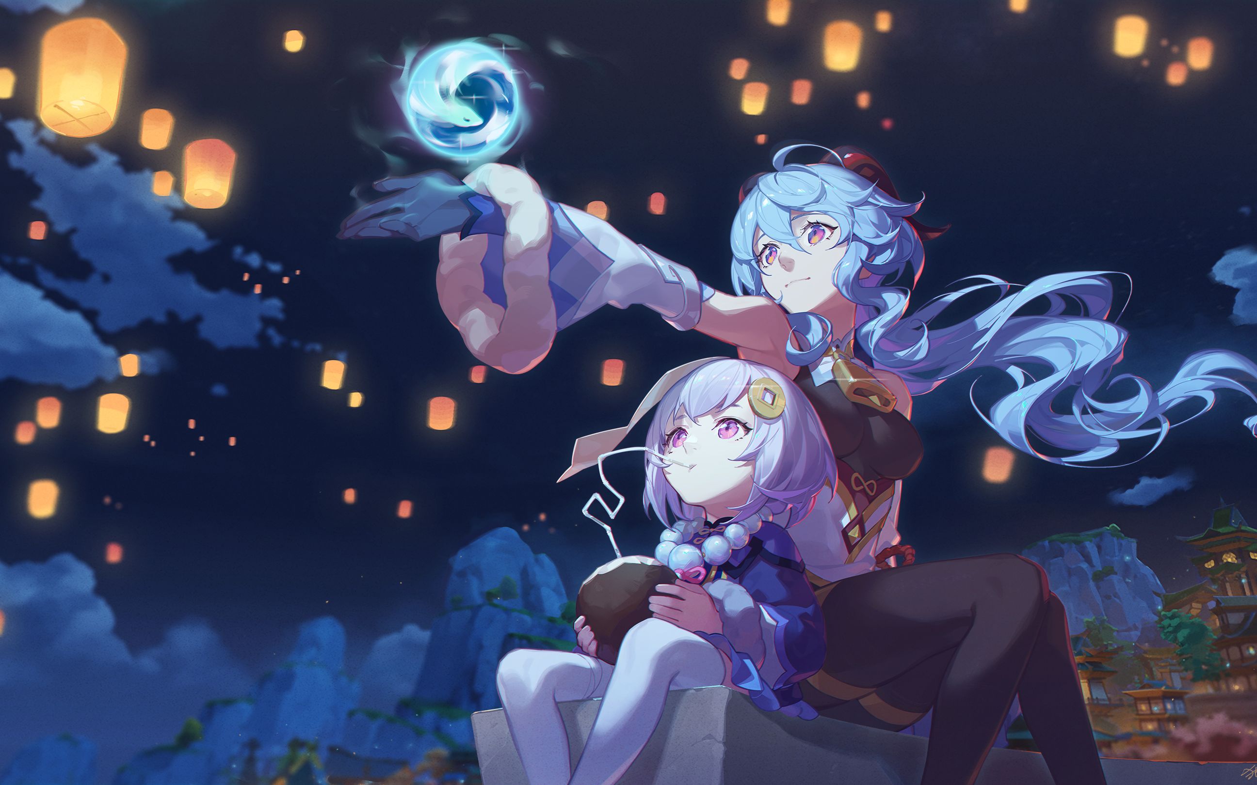 【原神】1.6 深渊试阵容凹着玩(甘雨/国家队)