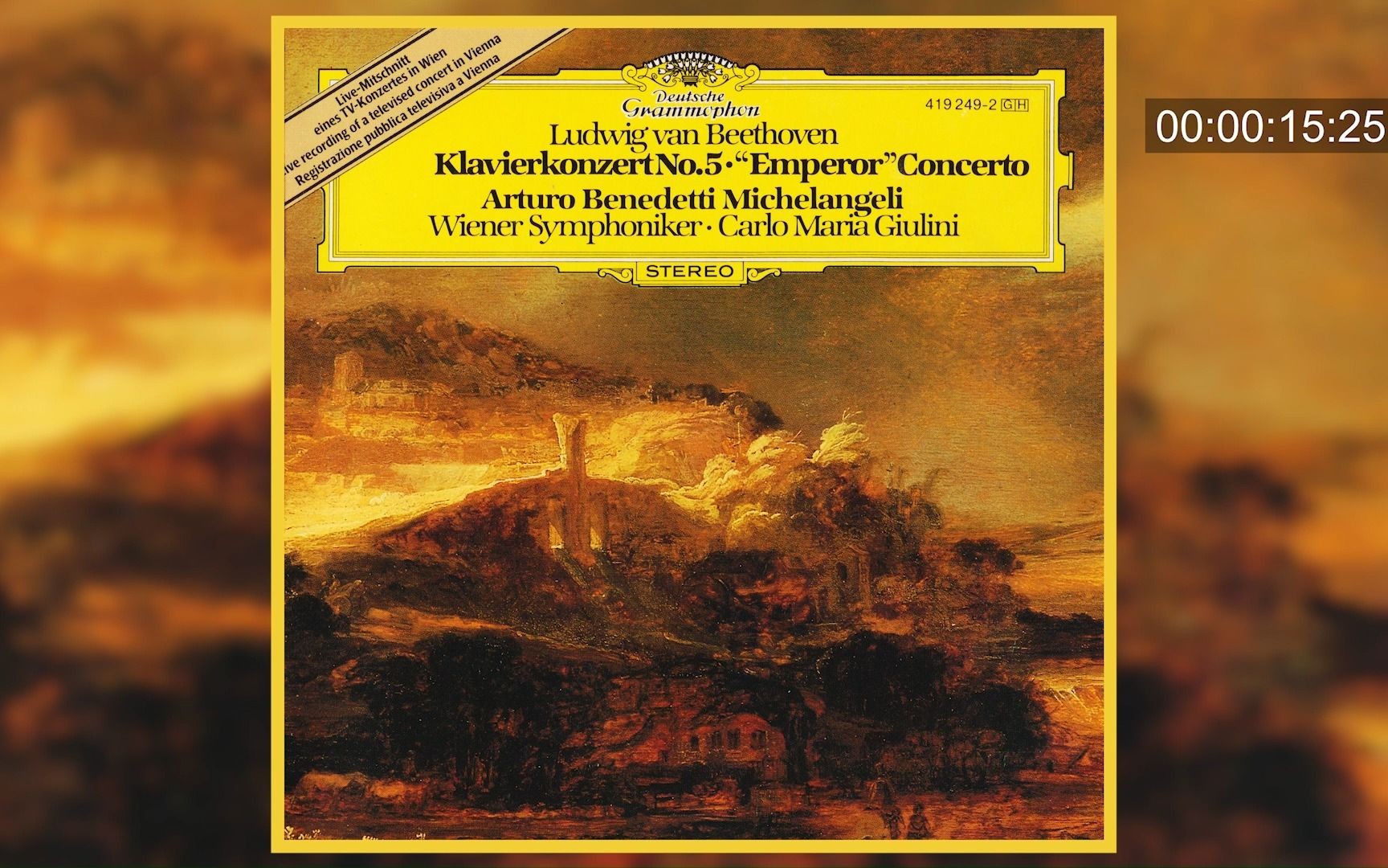 米凯兰杰利  贝多芬第五钢琴协奏曲 '皇帝',Michelangeli  Beethoven Piano Concerto No. 5 , Op. 73 '哔哩哔哩bilibili