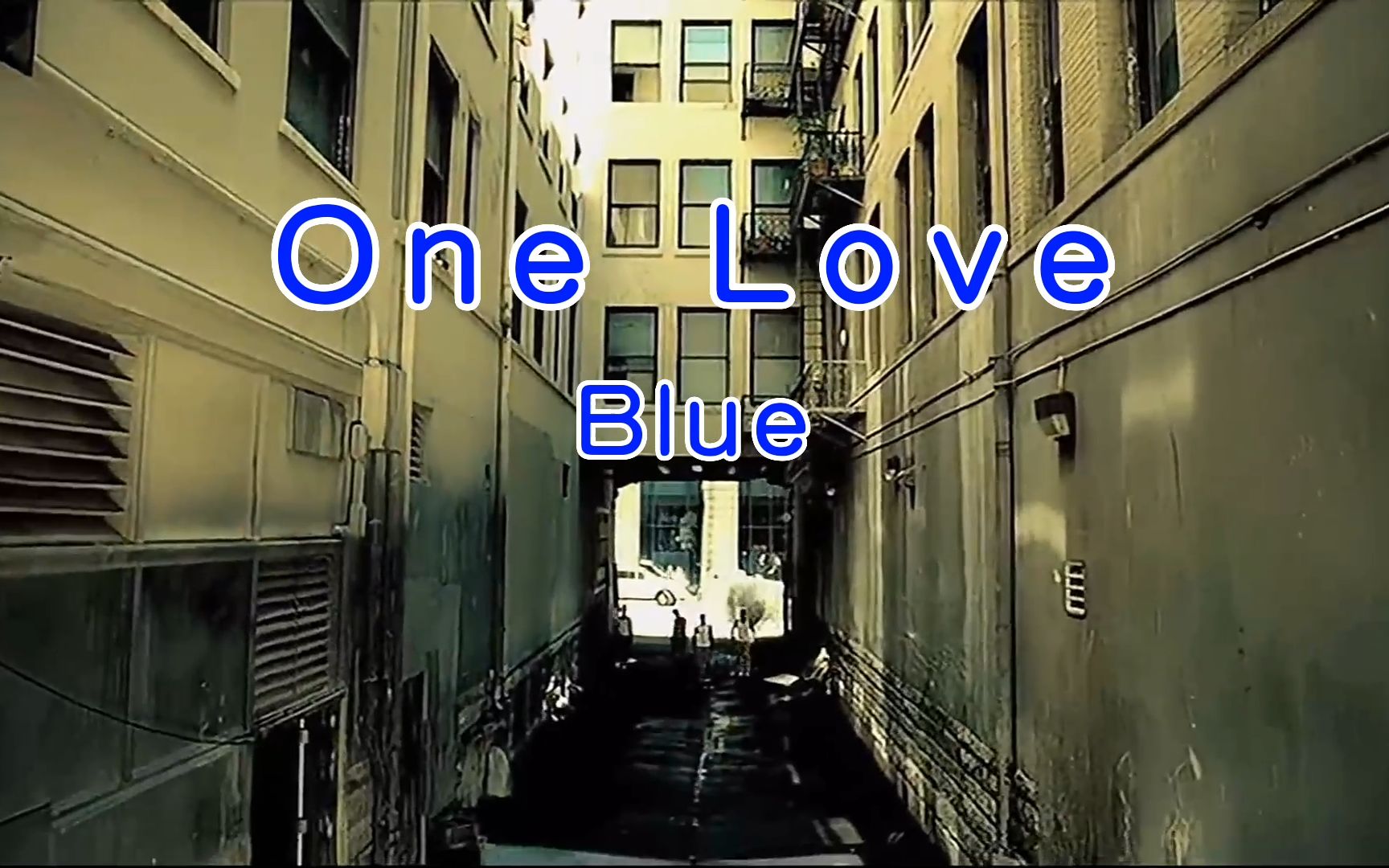 英国Blue蓝色组合乐队蓝乐团  One Love MV哔哩哔哩bilibili