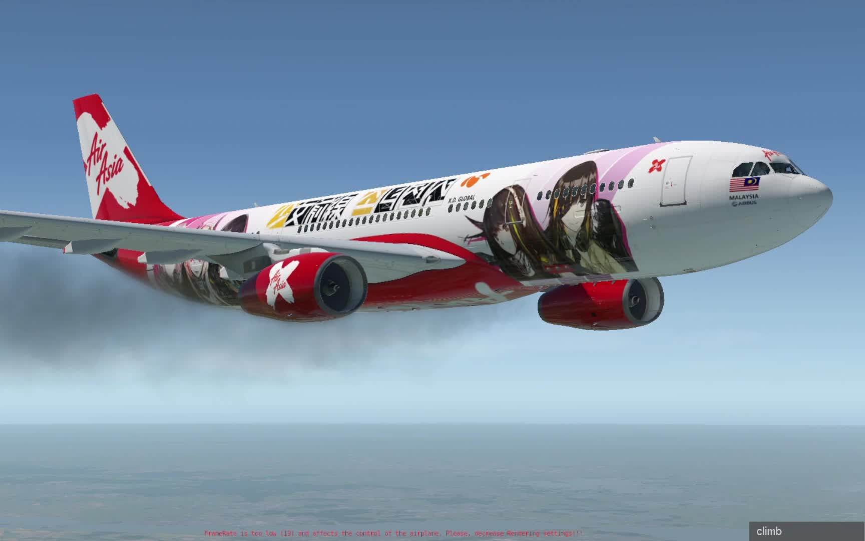 【xplane11】jd少女前线a330巡航阶段的简餐通报展示_哔哩哔哩bili