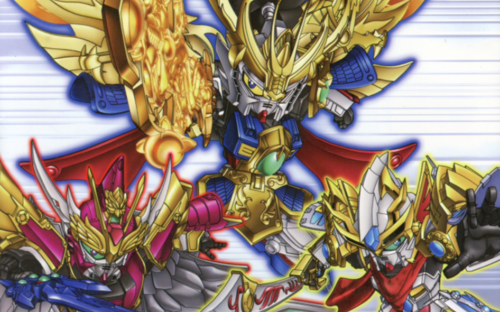 sd高达三国传 三璃纱英雄战史 tv版 设定集纪念画册brave battle