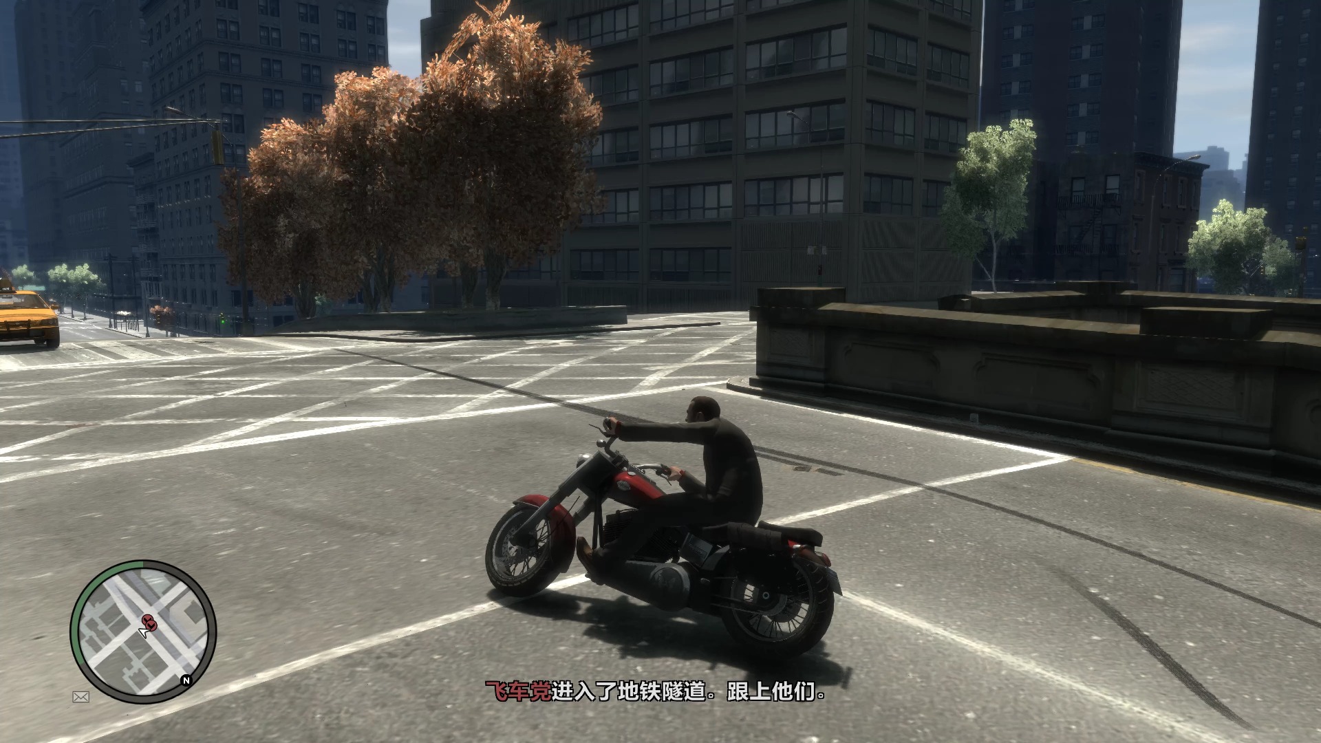 gta4 地下铁摩托追逐
