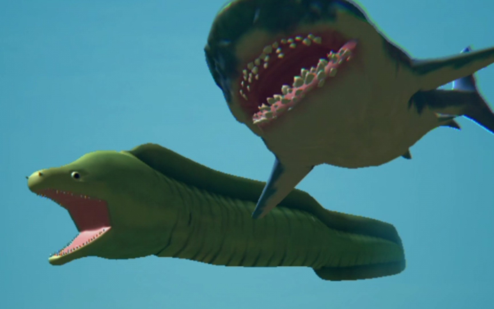 海底大猎杀:8一根大面条——海鳗!