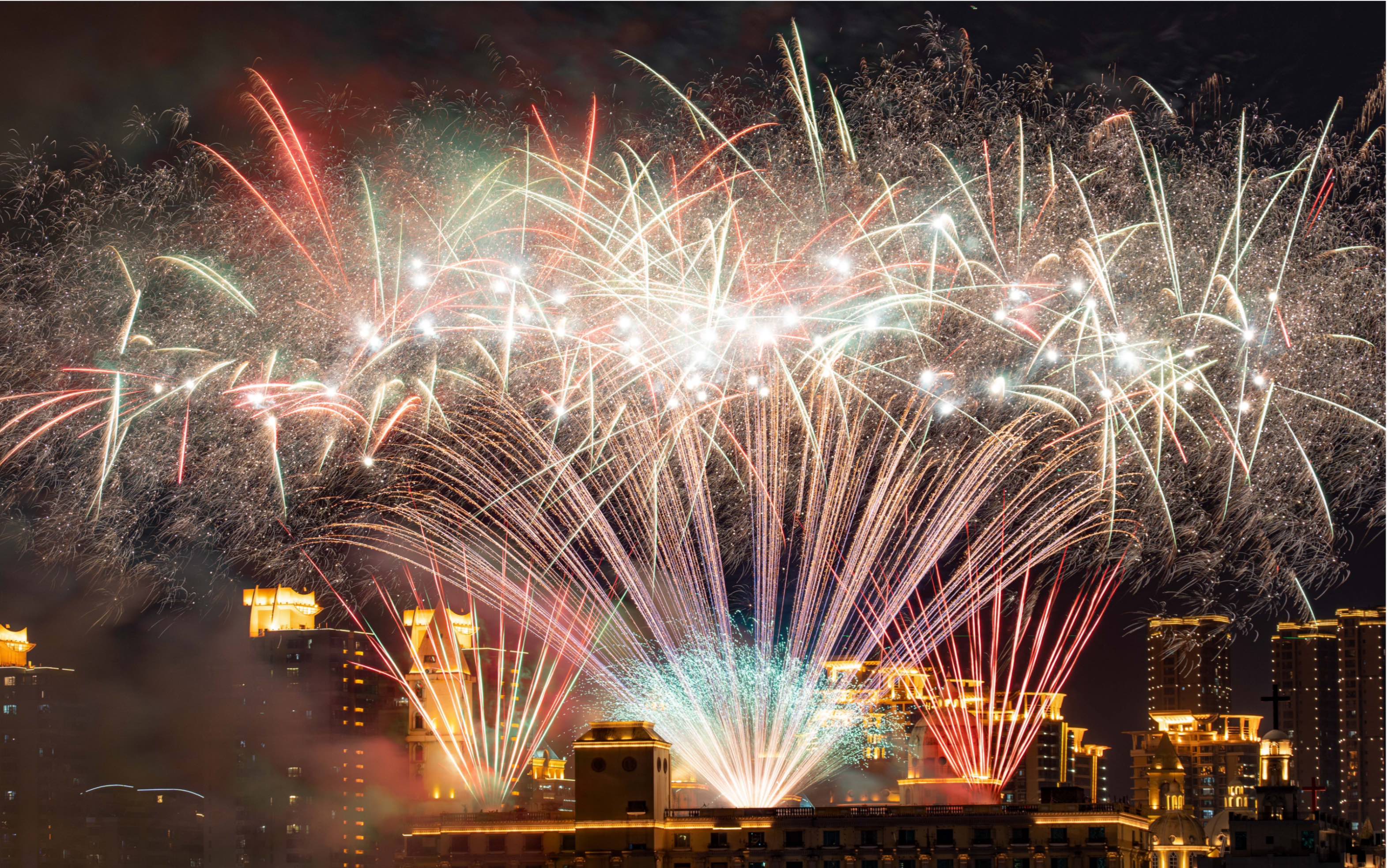 【4khdr测试】福州中洲岛烟花