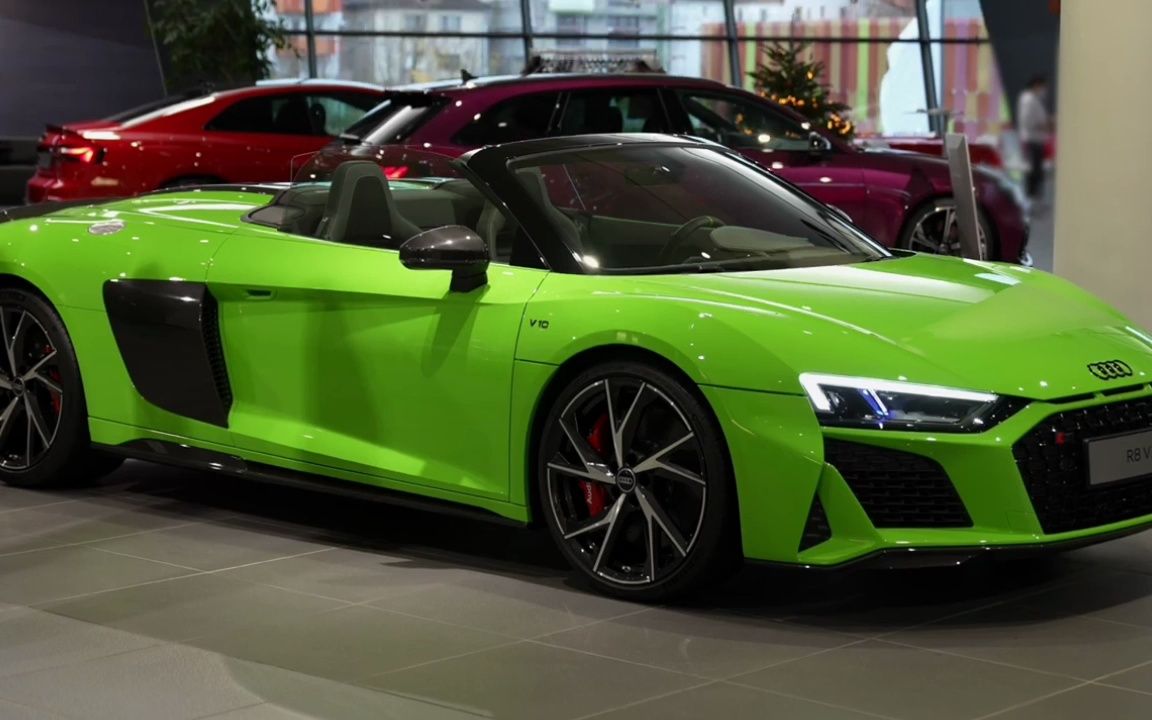 奥迪跑车-2023款奥迪r8 spyder v10性能quattro (620hp)全方位实拍