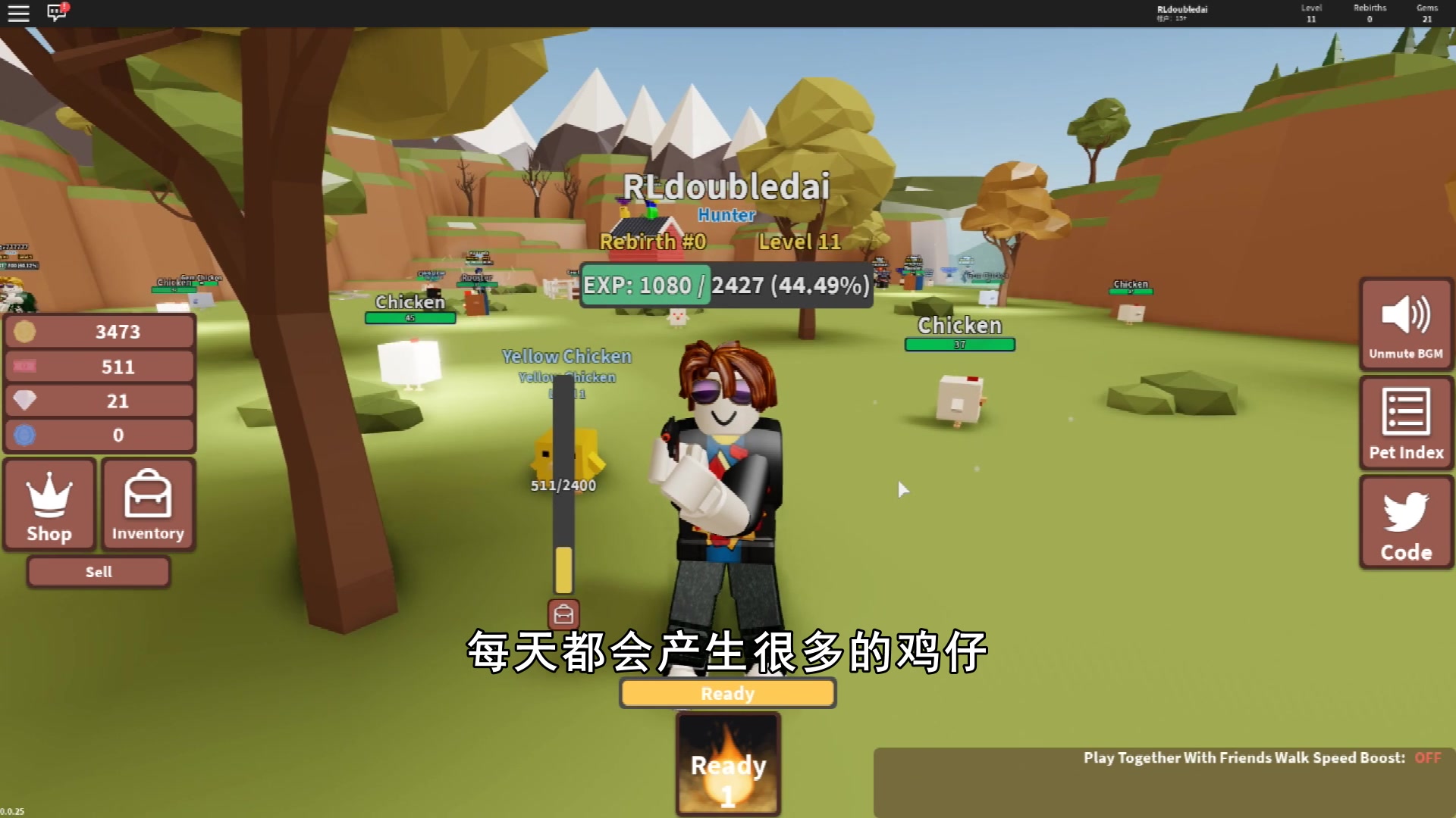 Roblox 狩猎模拟器:深山峡谷攻打猪猪侠哔哩哔哩bilibili