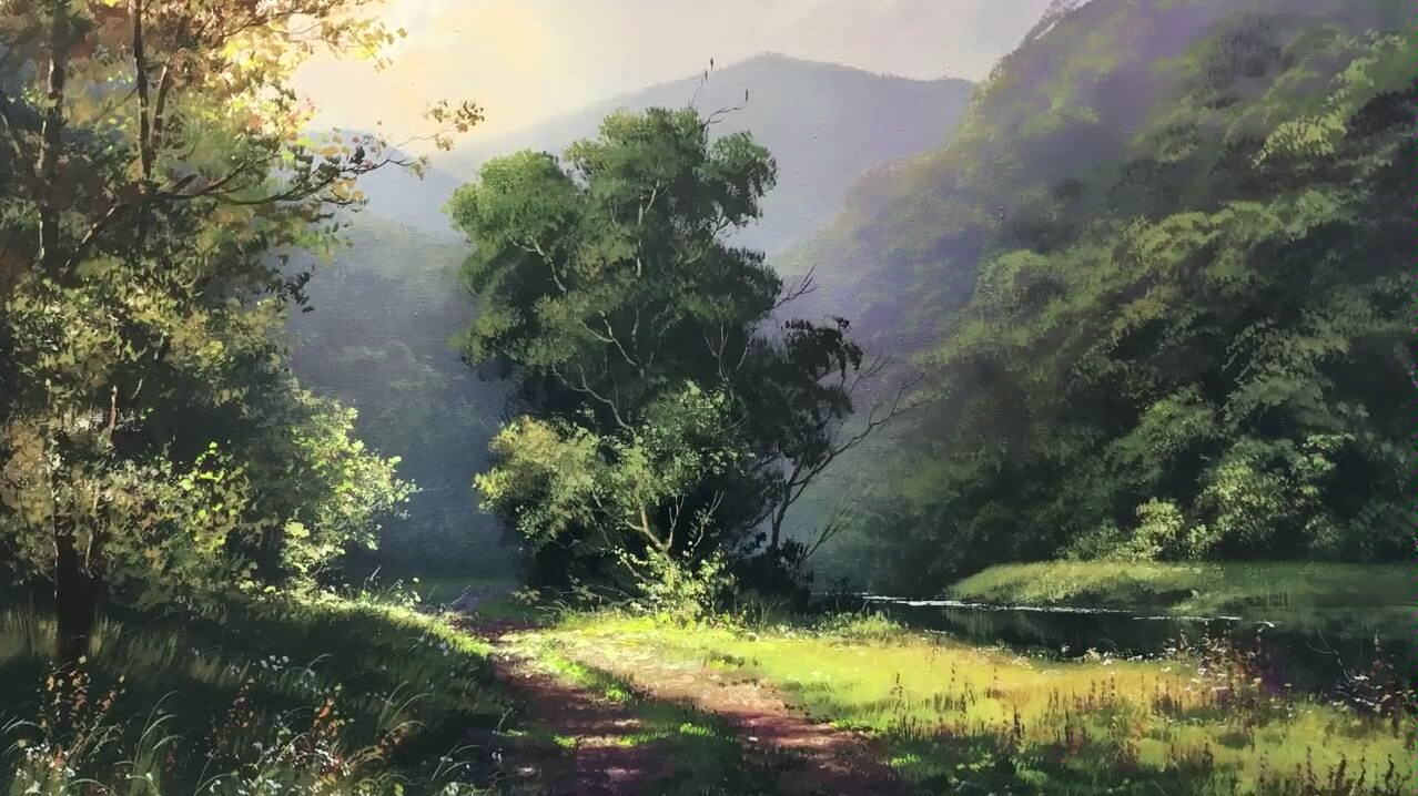 干货!风景写实油画教程