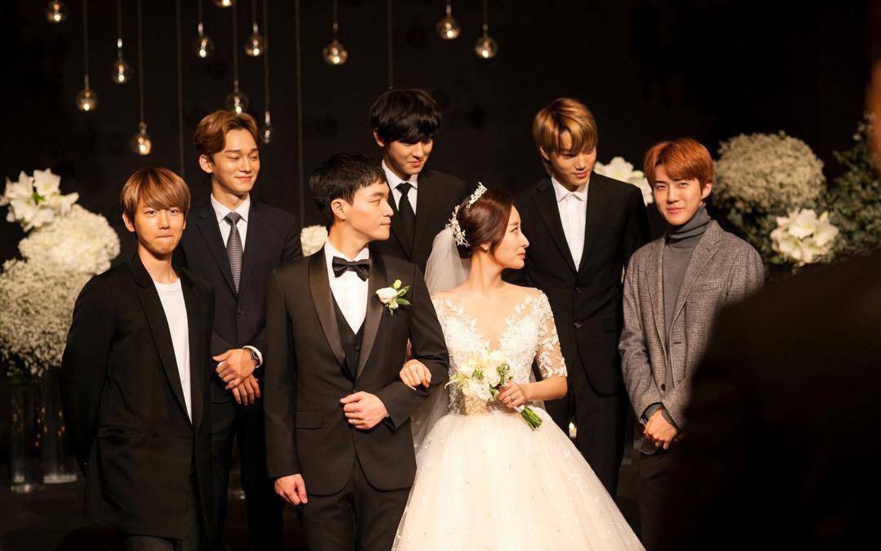 【朴灿烈】朴灿烈姐姐结婚火山宝宝唱祝歌exo亲友团上线