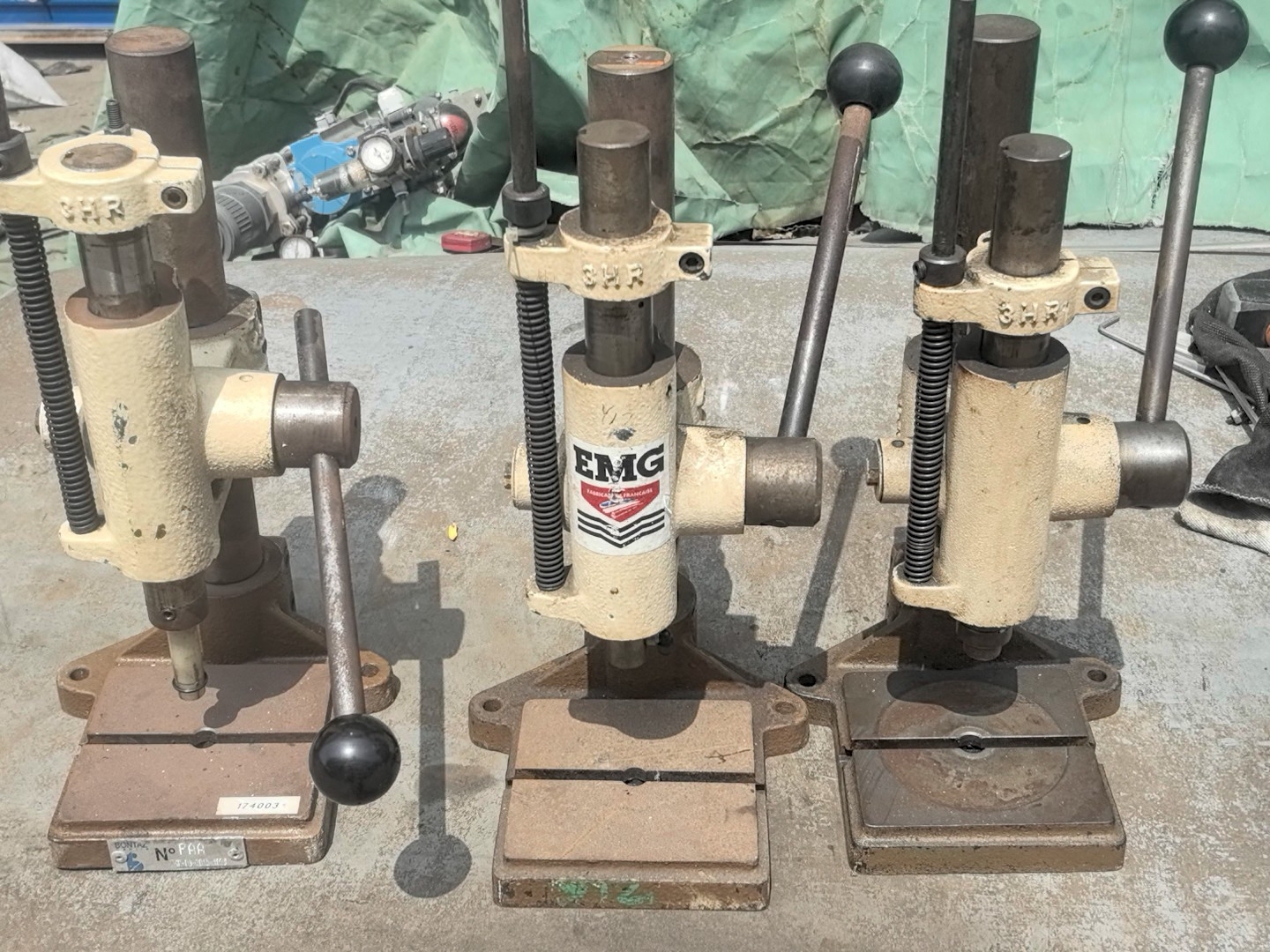 法国emg牌齿轮齿条手动压力机