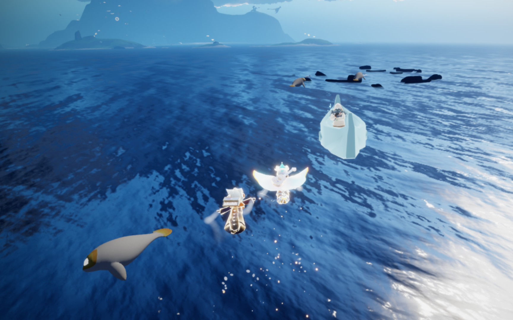 【光遇(测试服)】海洋日新日常任务~清理漩涡中的垃圾