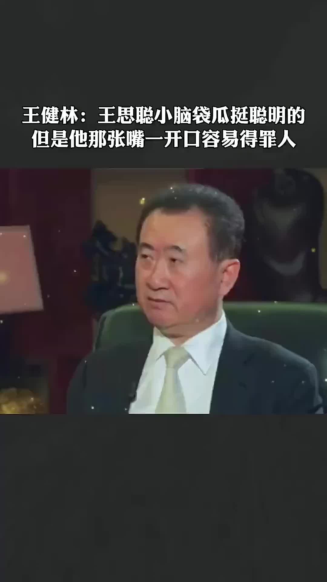 王健林:我儿子挺聪明的,就是容易得罪人哔哩哔哩bilibili