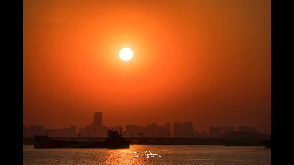 [图]太阳升起与落下