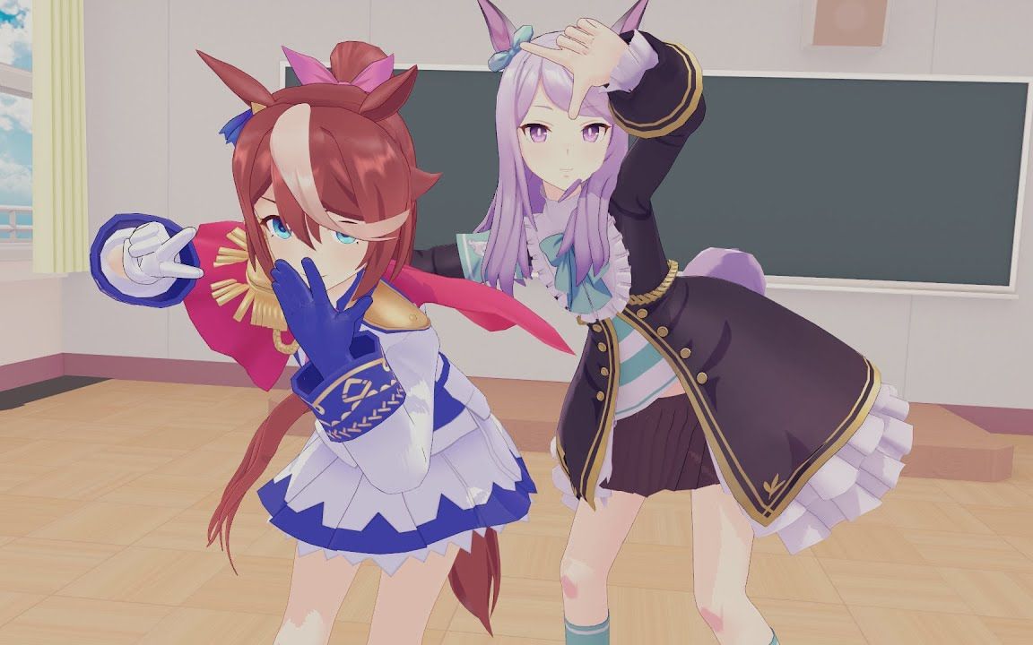 【赛马娘MMD】东海帝王&目白麦昆  ロキ哔哩哔哩bilibili