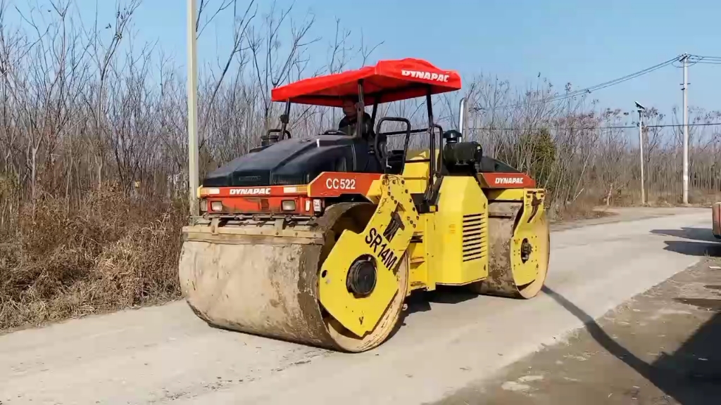 进口戴纳派克522双钢轮压路机