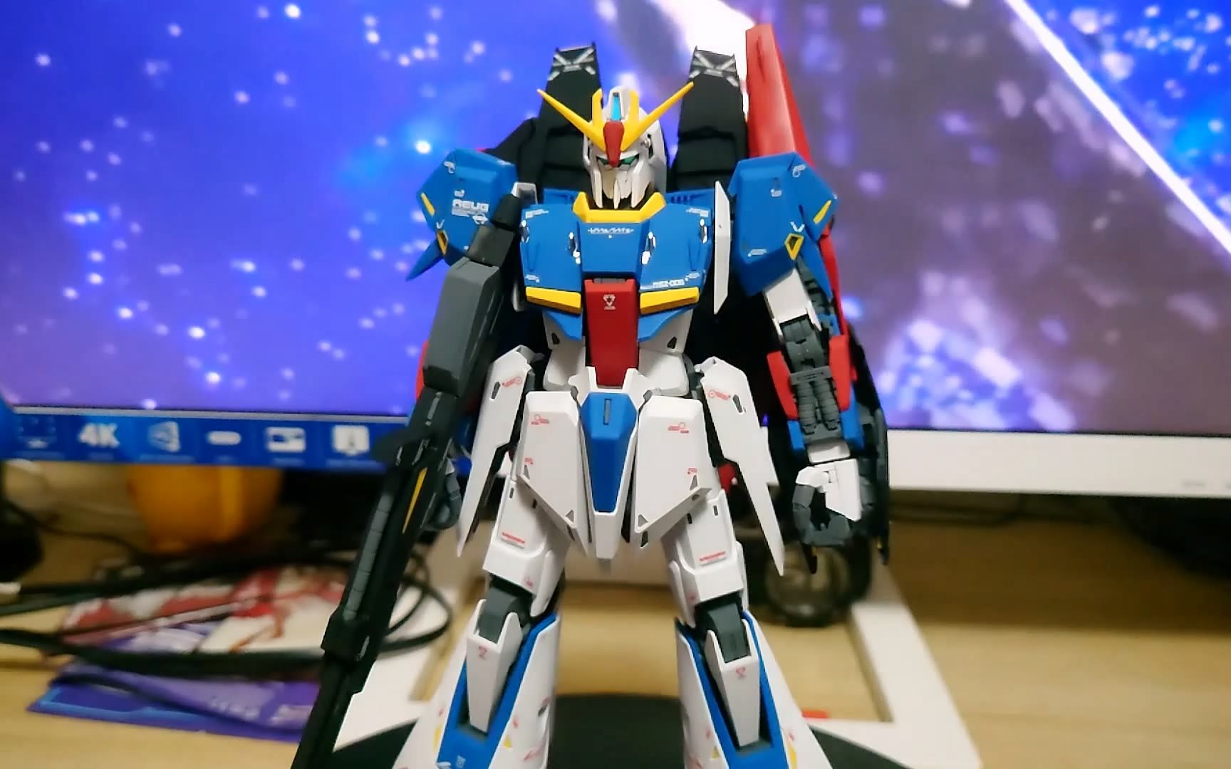 【小饼家の宅物】ka版z高达组好了 就随便拍几张吧(咱真的不会变形这