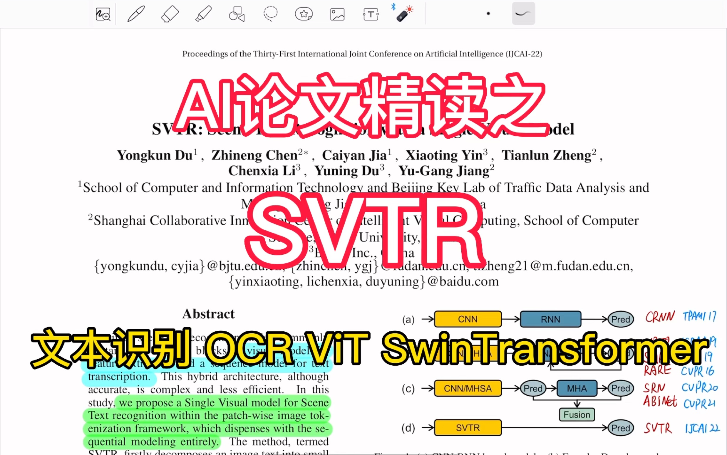 AI论文精读之SVTR哔哩哔哩bilibili