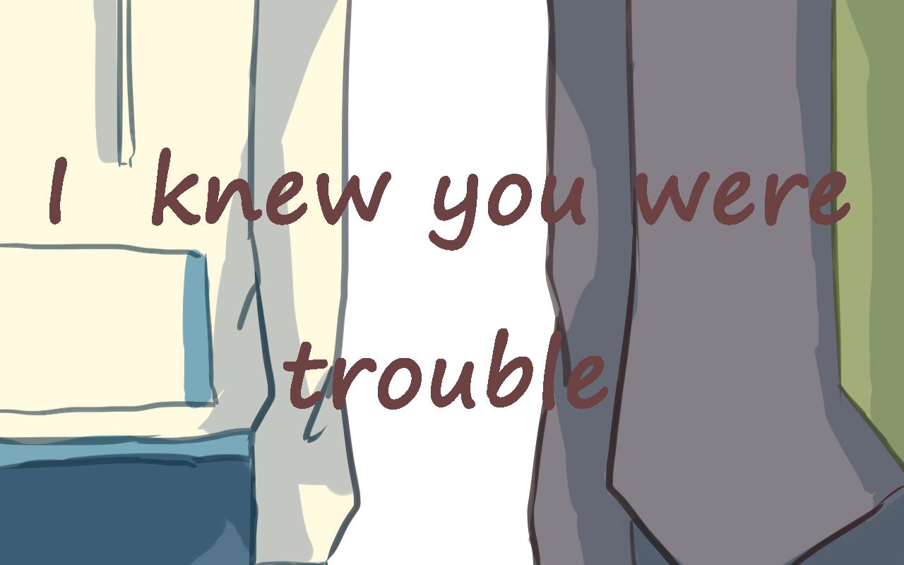 手書小綠和小藍iknewyouweretrouble