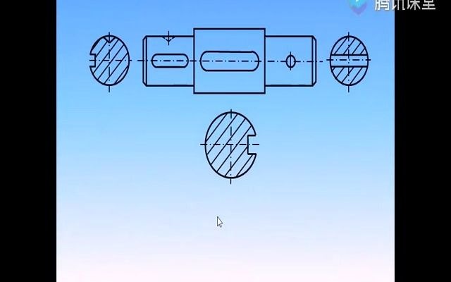 第七章机件图样画法(4)断面图哔哩哔哩bilibili