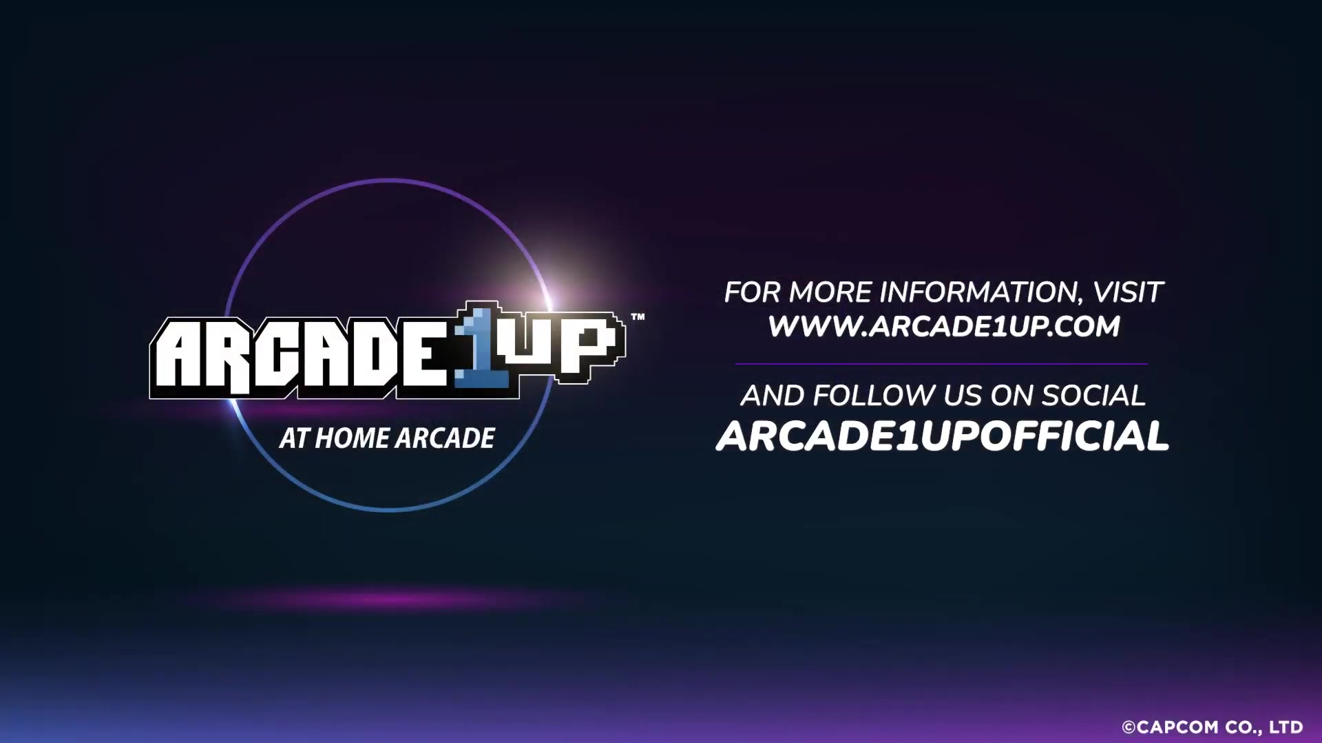 arcade1up street fighter big blue arcade cabinet - official