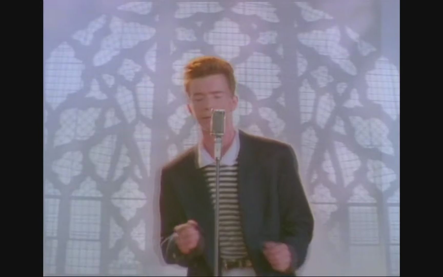 [图]只要唱到 Never 就会加速，唱到 and 就会减速的Rick Astley