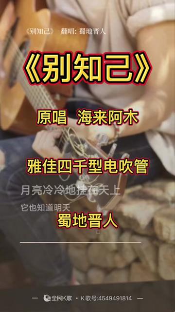 歌曲别知己原唱 B站