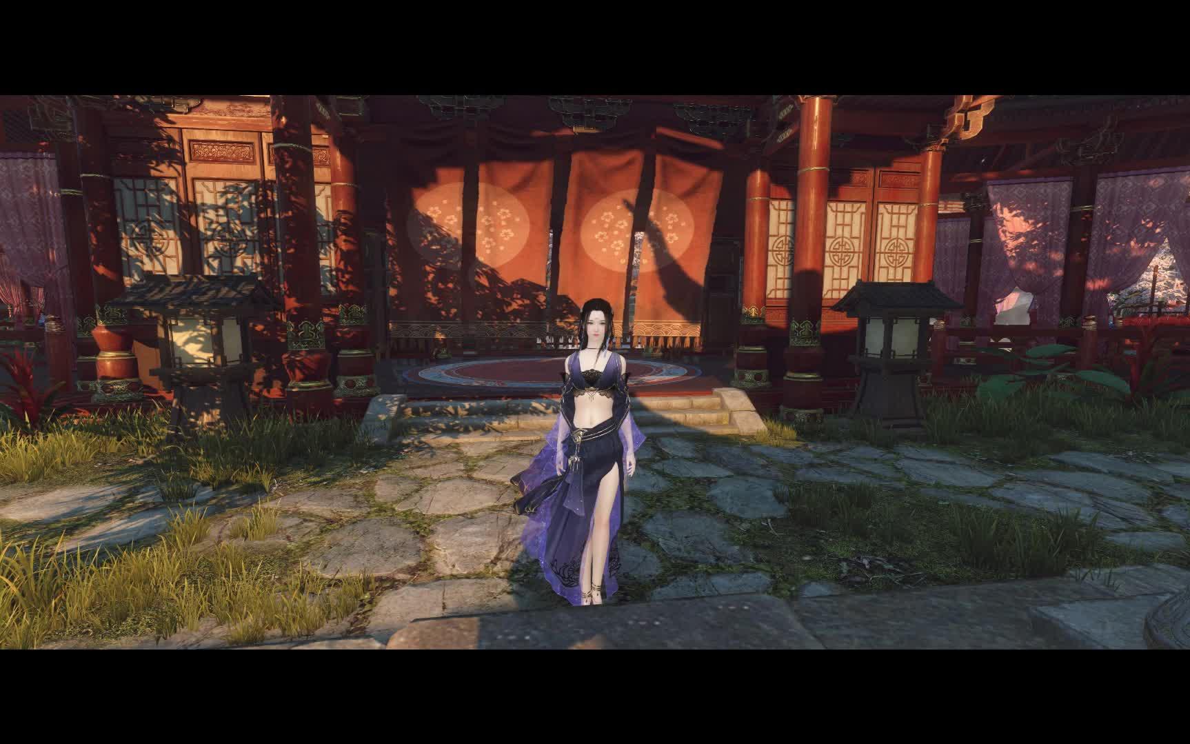 《逆水寒》毁诺城温泉-画质测试