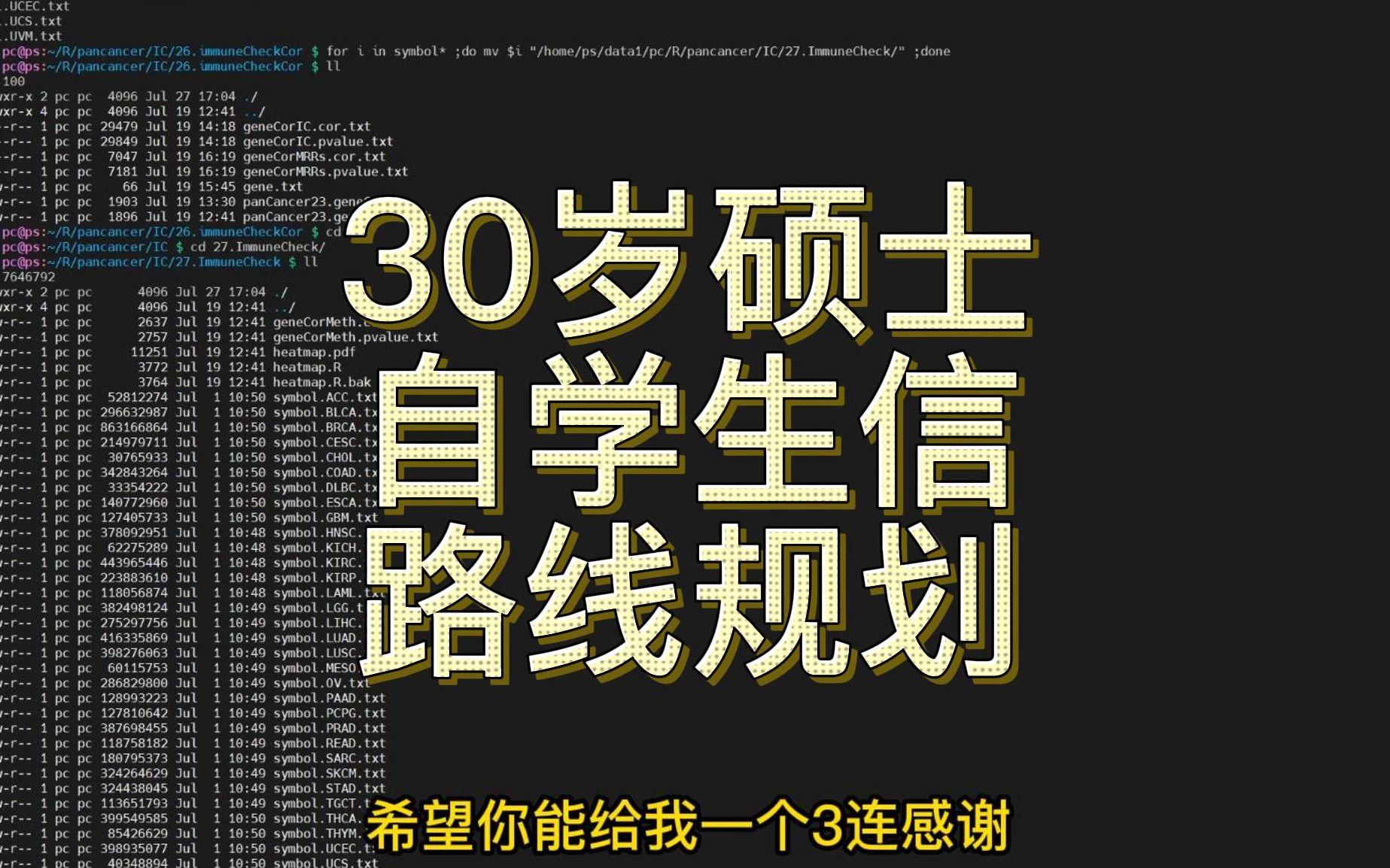 [图]R 语言 |Python |生物信息学 | 医学生| SCI | 30岁 | 学习路线 | 数据分析