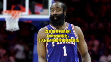 森林狼签约哈登!合同金额曝光,2大NBA顶级将被彻底激活哔哩哔哩bilibili