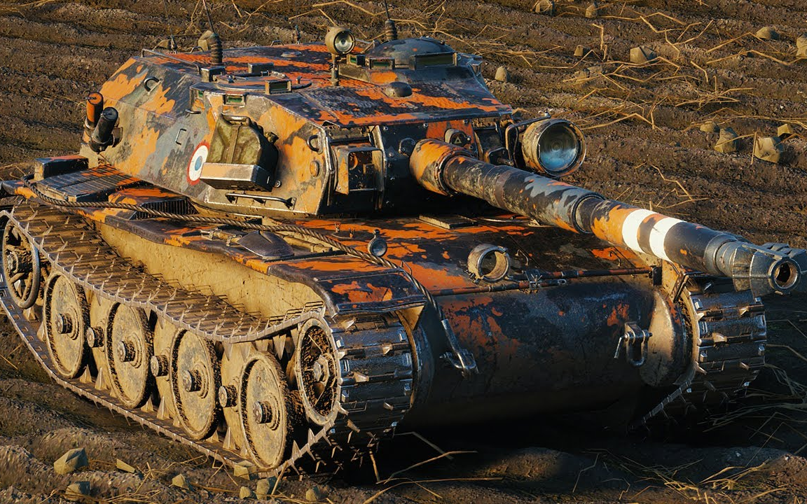 坦克世界 看此车老视频请搜索"狂风" 查狄伦 暴风 - 8杀 8千5伤害