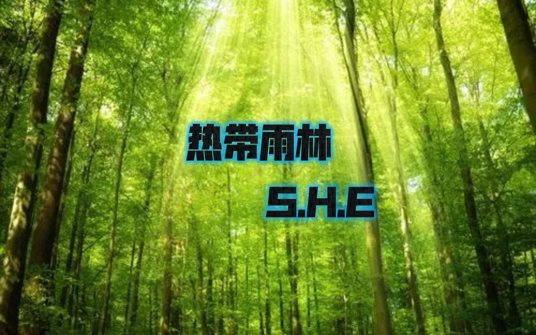 《热带雨林》词 方文山 曲 周杰伦 原唱 S.H.E哔哩哔哩bilibili