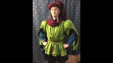 传统服饰 15世纪末中世紀贵族男装穿戴过程 哔哩哔哩