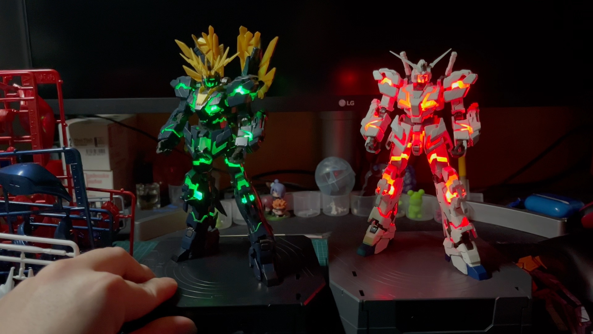 万代rg 独角兽 报丧女妖 台灯兽