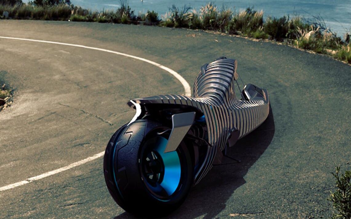 宝马研发新概念鱼骨摩托车,设计神奇,这还是摩托车吗?